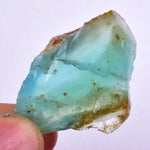 8.2 Grs BLUE OPAL ROUGH Peru Rough Scenic Quality Translucent Jewelry O739