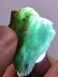 17.1 Grs BLUE OPAL ROUGH Peru Rough Scenic Quality Translucent Jewelry O741