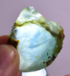 10 Grs BLUE OPAL ROUGH Peru Rough Scenic Quality Translucent Jewelry O745