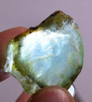 10 Grs BLUE OPAL ROUGH Peru Rough Scenic Quality Translucent Jewelry O745