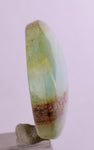 23carats BLUE OPAL CABOCHON Pendant Wire Wrap Caribean Turquoise Color Peru B54