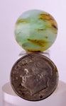 12 carats BLUE OPAL CABOCHON Pendant Wire Wrap Caribean Turquoise Color Peru B57