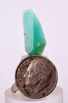 4.5carats GEM SILICA CHRYSOCOLLA Peru Free Form Quartz Pendant Jewelry B60
