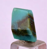 5carats GEM SILICA CHRYSOCOLLA Peru Free Form Quartz Pendant Jewelry B61