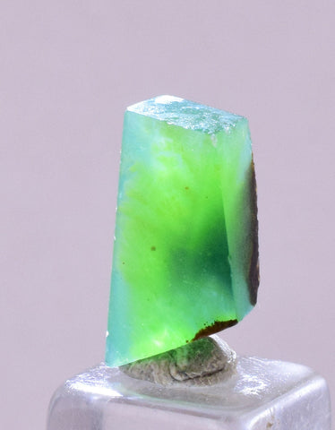 3.5carats GEM SILICA CHRYSOCOLLA Peru Free Form Quartz Pendant Jewelry B62