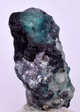 4cms GEOCRONITE GREEN FLUORITE Crystal Peru Milpo Atacocha Shiny K85