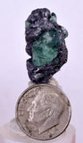 2.5cms GEOCRONITE GREEN FLUORITE Crystal Peru Milpo Atacocha Shiny K86