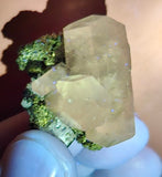 3.1cms CALCITE QUARTZ SPHALERITE Pyrite Crystals Dickite Scheelite ? Peru  Huanzala Mineral Specimen A562 .