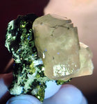3.9cms APATITE CALCITE QUARTZ Pyrite Spahlerite Crystals Dickite Scheelite ? Peru  Huanzala Mineral Specimen A563