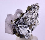 3.9cms APATITE CALCITE QUARTZ Pyrite Spahlerite Crystals Dickite Scheelite ? Peru  Huanzala Mineral Specimen A563