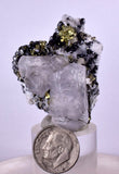 3.9cms APATITE CALCITE QUARTZ Pyrite Spahlerite Crystals Dickite Scheelite ? Peru  Huanzala Mineral Specimen A563