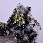 3.9cms APATITE CALCITE QUARTZ Pyrite Spahlerite Crystals Dickite Scheelite ? Peru  Huanzala Mineral Specimen A563