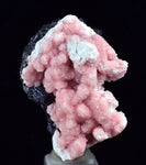 3.1cms RHODOCHROSITE ROSETTE SPHALERITE  Pyrite Peru Pink Crystals Collector Mineral Specimen R601