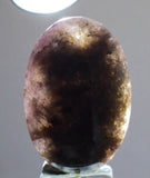 24.5cts GEM AXINITE PURPLE Cabochon Peru Super Shiny Rare Mineral Specimen B72
