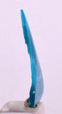 5carat GEM SILICA CHRYSOCOLLA Cabochon Lily Mine Peru Royal Blue Color Jewelry B77