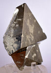 9.5cms PYRITE OCTAHEDRAL PERU Shiny Crystals Mineral Specimen Peru Collector M231