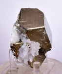 6.5cms PYRITE QUARTZ PERU Shiny Crystals Mineral Specimen Peru Collector M232