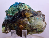 6.3cms  QUARTZ CHRYSOCOLLA TENTADORA Mine Peru Grape Botryoidal Stalactite Crystals Rare Ajoite (?)Mineral Specimen Collectors ce981