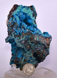 9.8cms  QUARTZ CHRYSOCOLLA TENTADORA Mine Peru Grape Botryoidal Stalactite Crystals Rare Ajoite (?)Mineral Specimen Collectors ce983