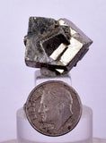 11  MINERALS COLLECTION Flat Pyrite Wholesale Peru Chrysocolla Agate Including Display Box J540