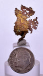 11  MINERALS COLLECTION Flat Pyrite Wholesale Peru Chrysocolla Agate Including Display Box J541