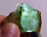 15grs BLUE OPAL ROUGH Peru Rough Scenic Quality Translucent Jewelry O738