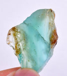 8.2 Grs BLUE OPAL ROUGH Peru Rough Scenic Quality Translucent Jewelry O739