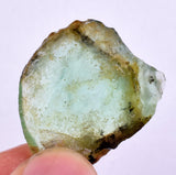 10 Grs BLUE OPAL ROUGH Peru Rough Scenic Quality Translucent Jewelry O745
