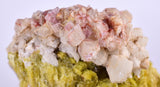 4.9cms EPIDOTE CALCITE CRYSTALS Cluster Peru Green Color Mineral Specimen C988