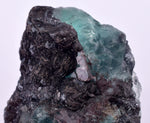 4cms GEOCRONITE GREEN FLUORITE Crystal Peru Milpo Atacocha Shiny K85