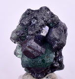 1.9cms GEOCRONITE GREEN FLUORITE Crystal Peru Milpo Atacocha Shiny K87