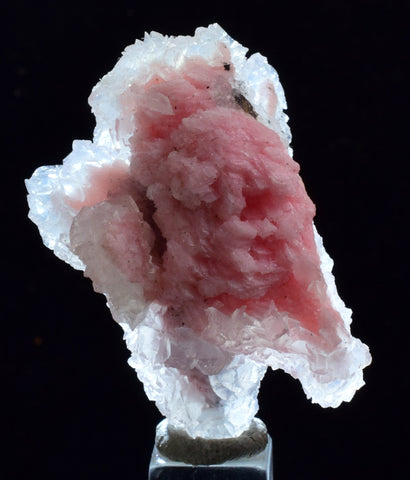 4.2cms RHODOCHROSITE CALCITE CRYSTAL Huanzala Peru Pink Mineral Specimen R611