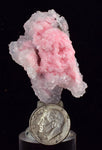 4.2cms RHODOCHROSITE CALCITE CRYSTAL Huanzala Peru Pink Mineral Specimen R611