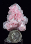 3.7cms RHODOCHROSITE CALCITE CRYSTAL Huanzala Peru Pink Mineral Specimen R612