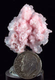 3.2cms RHODOCHROSITE CALCITE CRYSTAL Huanzala Peru Pink Mineral Specimen R613