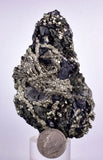8cms PYRITE PYRRHOTITE PERU Shiny Crystals Sample Mineral Specimen M234
