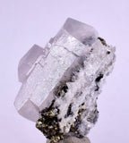 3.1cms CALCITE QUARTZ SPHALERITE Pyrite Crystals Dickite Scheelite ? Peru  Huanzala Mineral Specimen A562 .