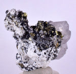 3.9cms APATITE CALCITE QUARTZ Pyrite Spahlerite Crystals Dickite Scheelite ? Peru  Huanzala Mineral Specimen A563