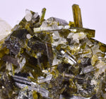 3.4cms EPIDOTE QUARTZ CRYSTALS Miniature Peru Cluster Aesthetic Green Yellow Color Mineral Specimen C994