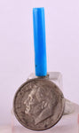 2carat GEM SILICA CHRYSOCOLLA Cabochon Lily Mine Peru Royal Blue Color Jewelry B76