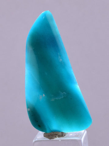 5carat GEM SILICA CHRYSOCOLLA Cabochon Lily Mine Peru Royal Blue Color Jewelry B77
