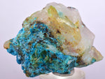 4.6cms  QUARTZ CHRYSOCOLLA TENTADORA Mine Peru Grape Botryoidal Stalactite Crystals Rare Ajoite (?)Mineral Specimen Collectors ce979