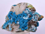 4.6cms  QUARTZ CHRYSOCOLLA TENTADORA Mine Peru Grape Botryoidal Stalactite Crystals Rare Ajoite (?)Mineral Specimen Collectors ce979