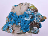 4.6cms  QUARTZ CHRYSOCOLLA TENTADORA Mine Peru Grape Botryoidal Stalactite Crystals Rare Ajoite (?)Mineral Specimen Collectors ce979