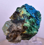 6.3cms  QUARTZ CHRYSOCOLLA TENTADORA Mine Peru Grape Botryoidal Stalactite Crystals Rare Ajoite (?)Mineral Specimen Collectors ce981