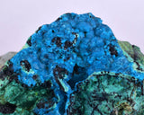 6.3cms  QUARTZ CHRYSOCOLLA TENTADORA Mine Peru Grape Botryoidal Stalactite Crystals Rare Ajoite (?)Mineral Specimen Collectors ce981