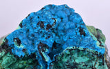 6.3cms  QUARTZ CHRYSOCOLLA TENTADORA Mine Peru Grape Botryoidal Stalactite Crystals Rare Ajoite (?)Mineral Specimen Collectors ce981