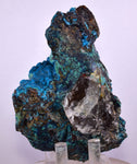 9.8cms  QUARTZ CHRYSOCOLLA TENTADORA Mine Peru Grape Botryoidal Stalactite Crystals Rare Ajoite (?)Mineral Specimen Collectors ce983
