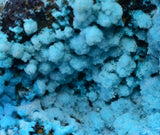 7cms  QUARTZ CHRYSOCOLLA TENTADORA Mine Peru Grape Botryoidal Stalactite Crystals Rare Ajoite (?)Mineral Specimen Collectors ce985