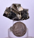 11  MINERALS COLLECTION Flat Pyrite Wholesale Peru Chrysocolla Agate Including Display Box J541